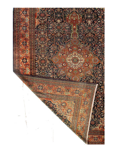 Canvello Antique Sarouk Farahan Bedroom Rugs - 12′ × 18′8″