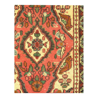 Canvello Antique Silkroad Hamadan Salmon Rugs - 2' x 2'4" - Canvello