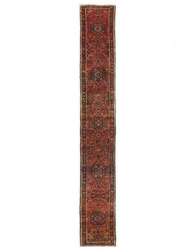 Canvello Antique Silkroad Hand Knotted Lilihan Runner - 2'7'' X 19'6" - Canvello