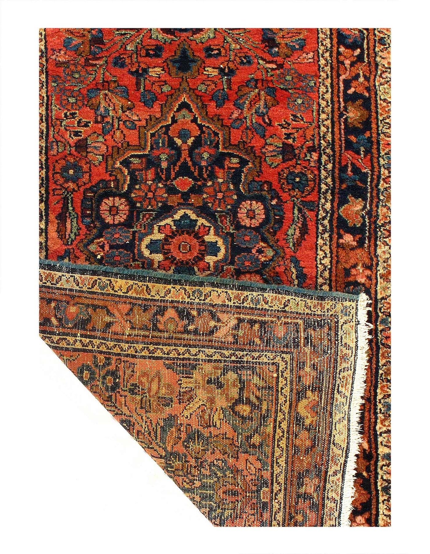 Canvello Antique Silkroad Hand Knotted Lilihan Runner - 2'7'' X 19'6" - Canvello