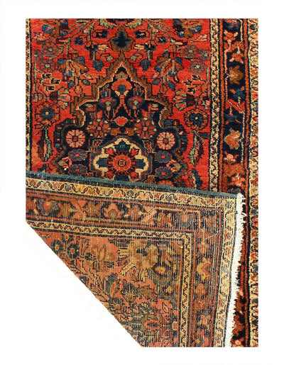 Canvello Antique Silkroad Hand Knotted Lilihan Runner - 2'7'' X 19'6" - Canvello