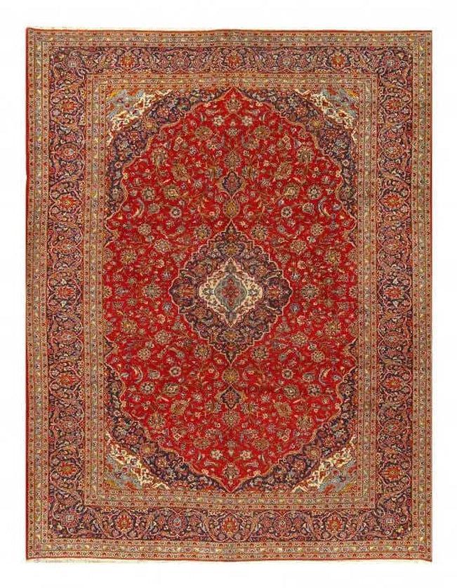 Canvello Antique Persian Kashan Rugs - 10' X 13'8''