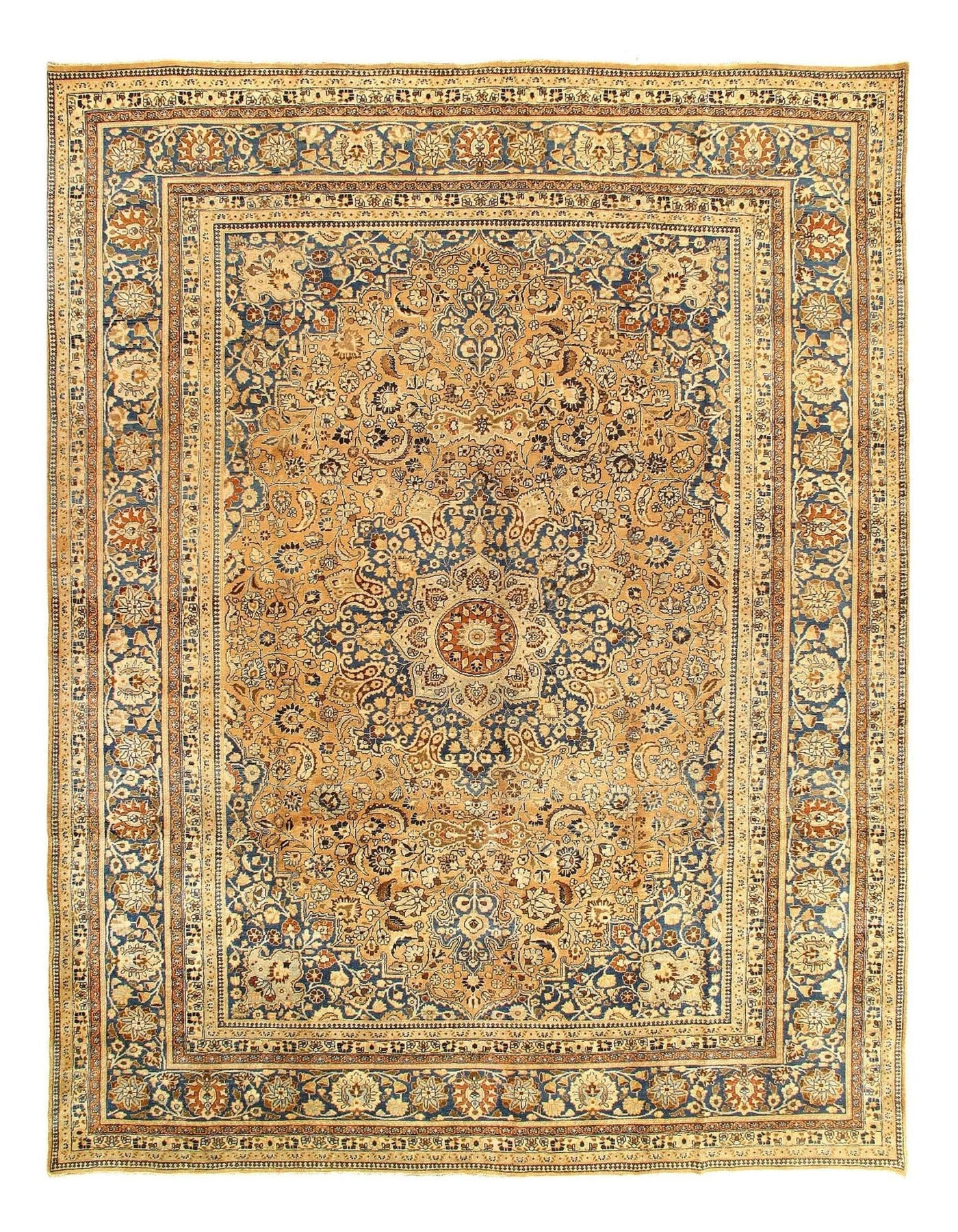 Canvello Antique Silkroad Mashad Rug - 10' X 13'2'' - Canvello