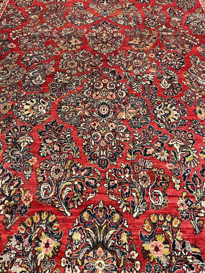 Canvello Antique Silkroad Sarouk Rug - 10' X 21' - Canvello