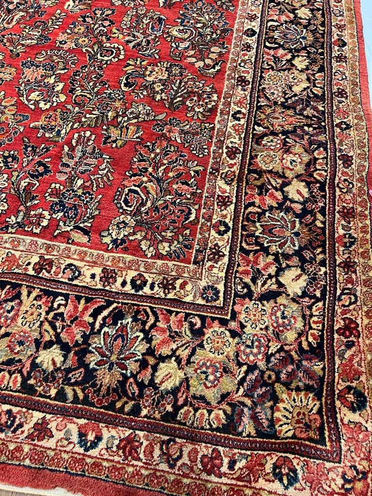 Canvello Antique Silkroad Sarouk Rug - 10' X 21' - Canvello