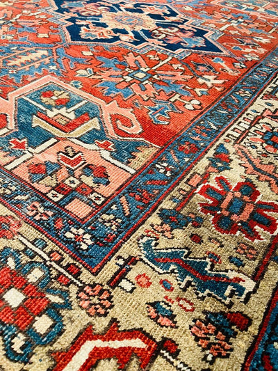 Canvello Antique Silkroad Serapi Rug - 7'4'' X 8'11'' - Canvello