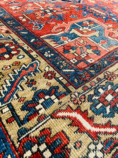 Canvello Antique Silkroad Serapi Rug - 7'4'' X 8'11'' - Canvello