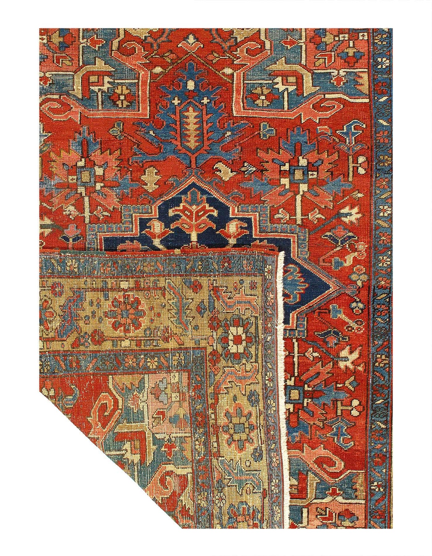 Canvello Antique Silkroad Serapi Rug - 7'4'' X 8'11'' - Canvello