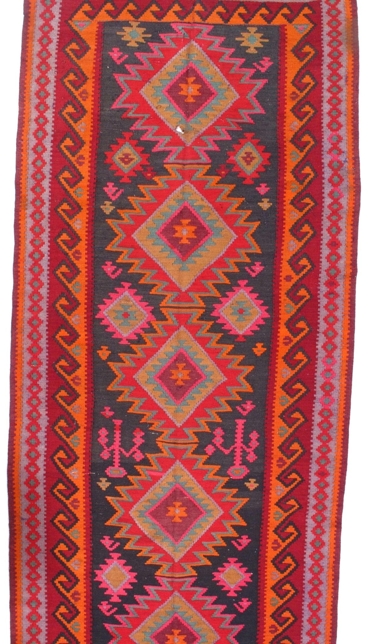 Canvello Antique Silkroad Shiraz Kilim Bedroom Rugs - 6' X 11' - Canvello