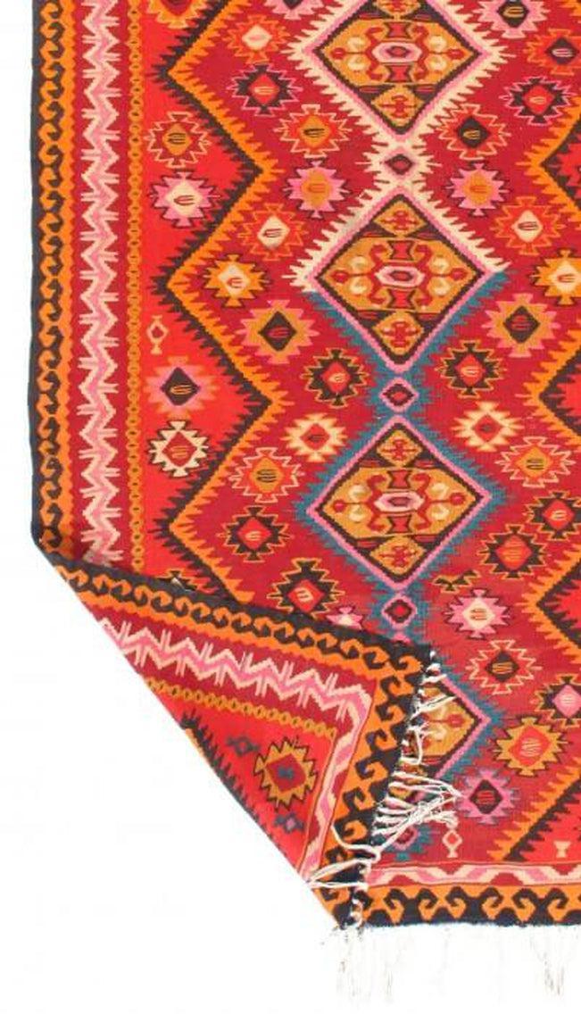 Canvello Antique Silkroad Shiraz Kilim Rug - 5' x 9' - Canvello