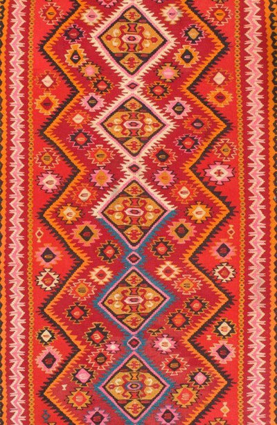 Canvello Antique Silkroad Shiraz Kilim Rug - 5' x 9' - Canvello