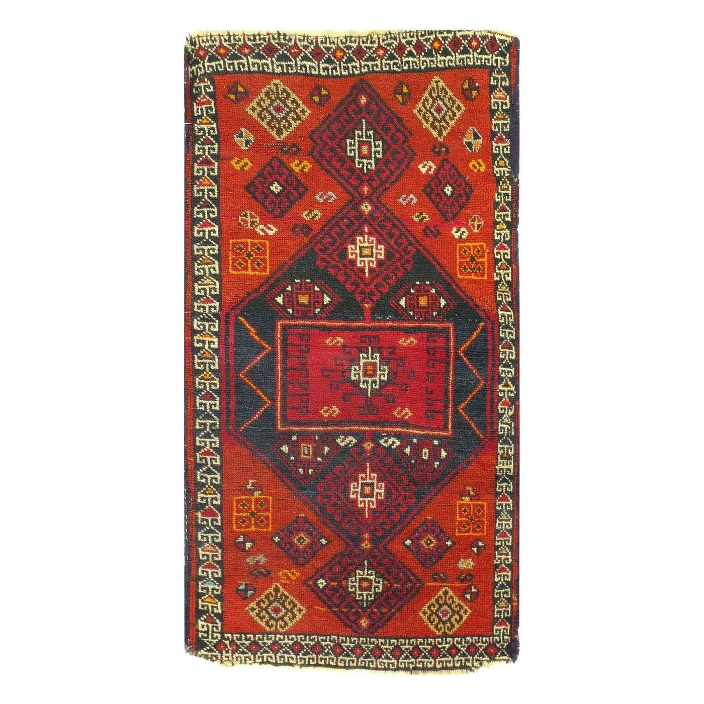 Canvello Antique Persian Shiraz Rugs - 1'8" x 3'