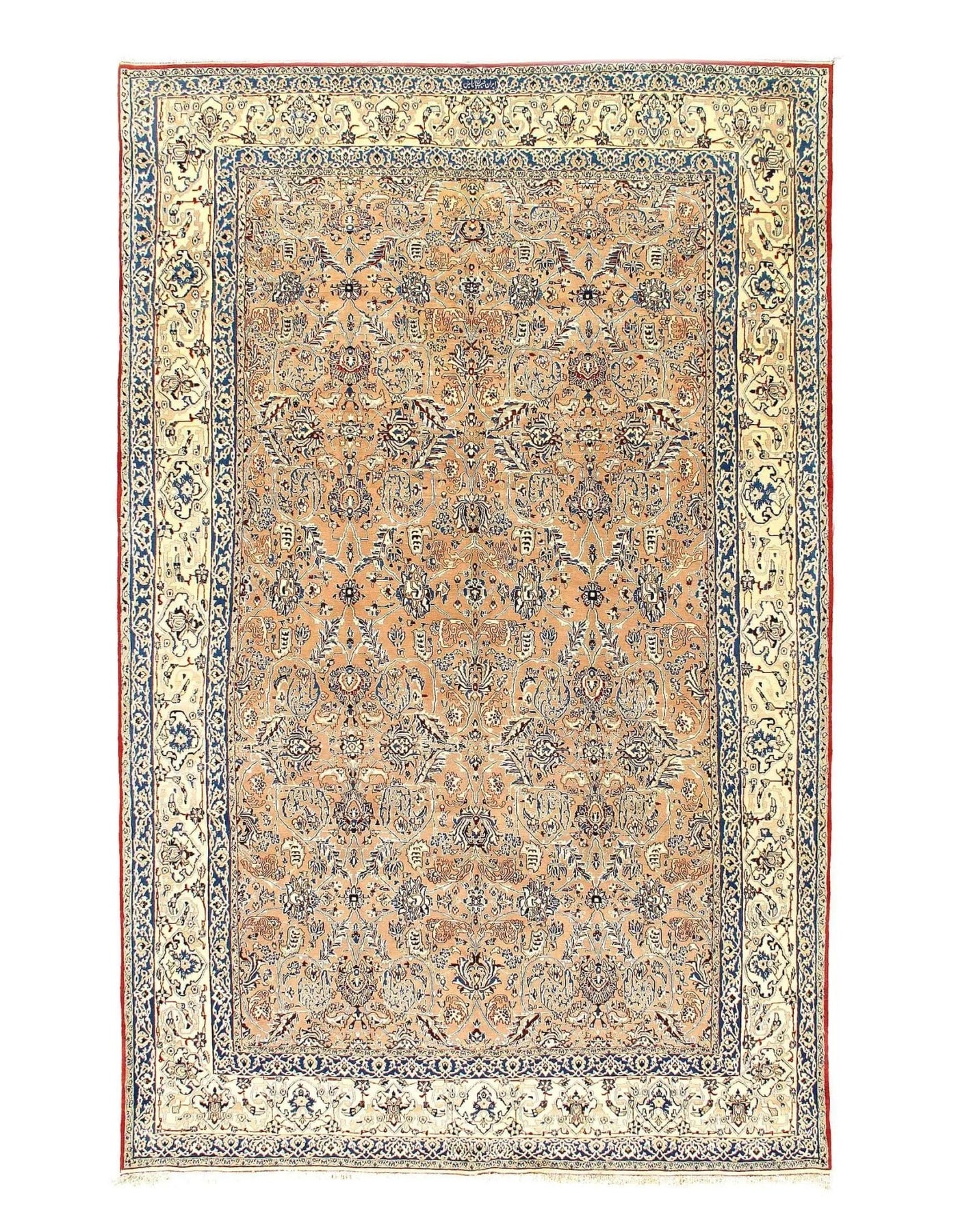 Canvello Antique Silkroad Silk & wool 6 LA Nain Rug - 7' X 11'4'' - Canvello