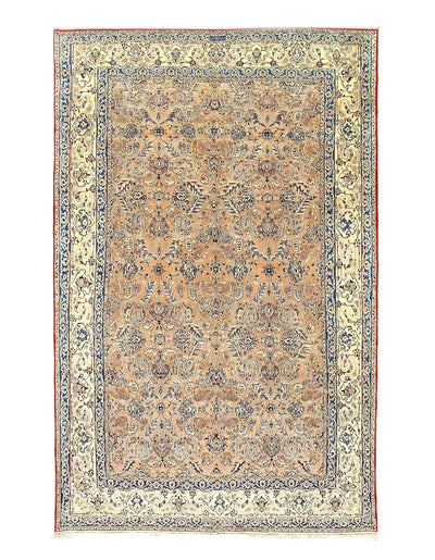 Canvello Antique Silkroad Silk & wool 6 LA Nain Rug - 7' X 11'4'' - Canvello