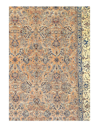 Canvello Antique Silkroad Silk & wool 6 LA Nain Rug - 7' X 11'4'' - Canvello