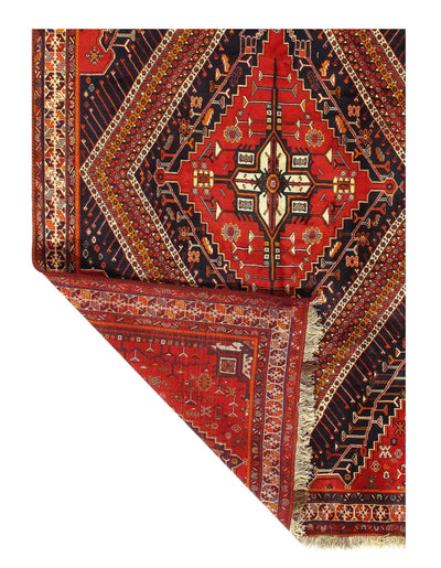 Canvello Antique Silkroad Yalameh Qashqai Rug - 6'9" x 10'4" - Canvello