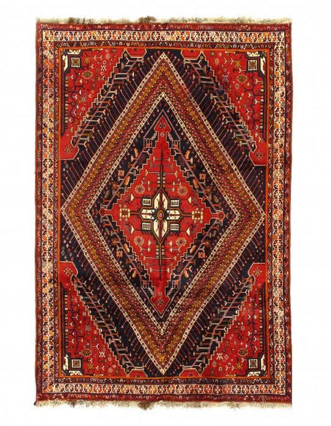 Canvello Antique Silkroad Yalameh Qashqai Rug - 6'9" x 10'4" - Canvello