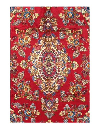 Canvello Antique Silkroad Yazd Designer Rugs - 8'1'' X 11' - Canvello