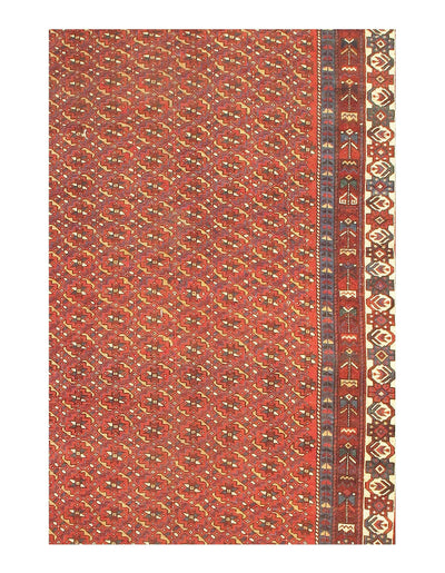 Canvello Antique Tribal Design Northwest Rugs - 5'4" X 10'2"