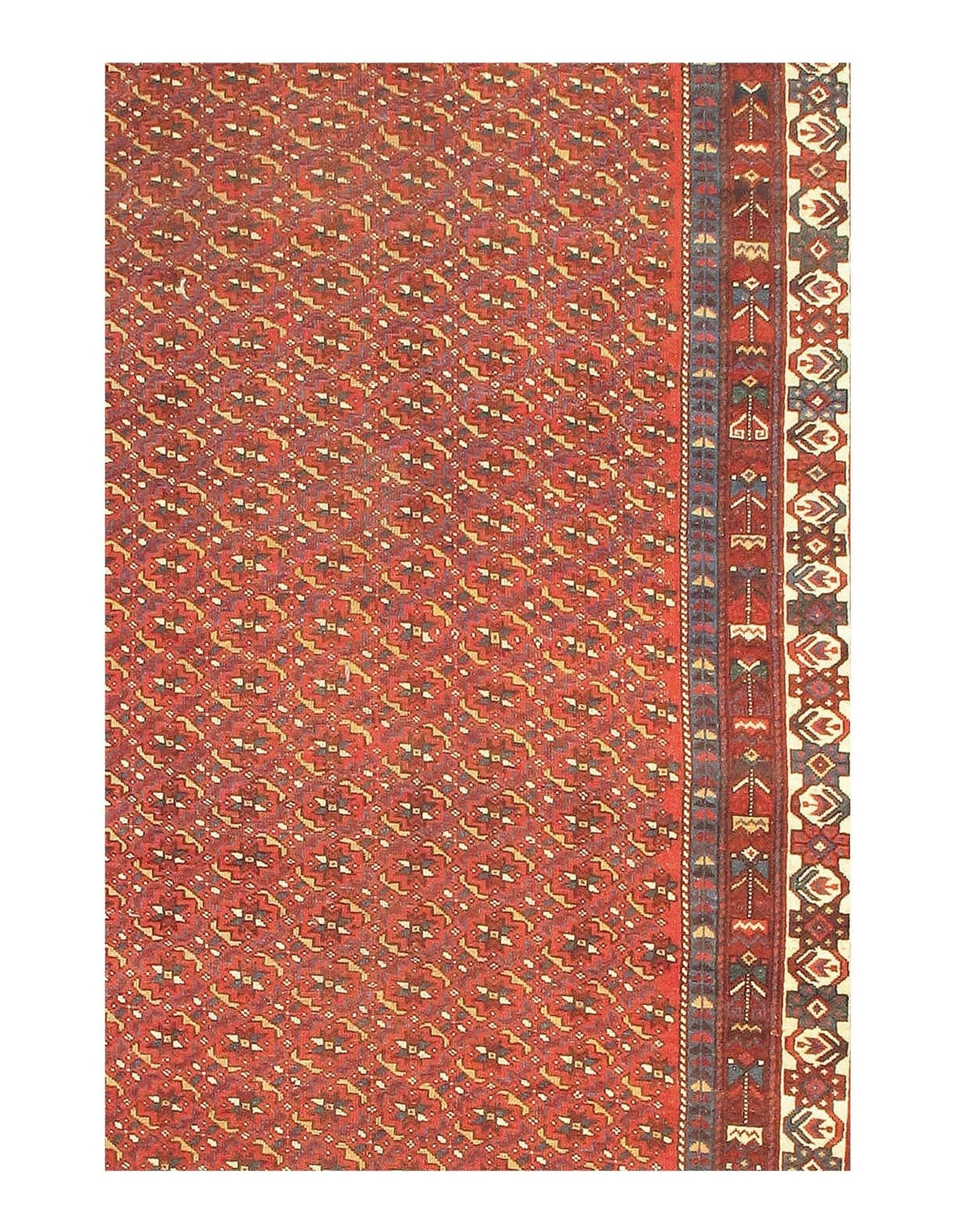 Canvello Antique Tribal Design Northwest Rugs - 5'4" X 10'2" - Canvello