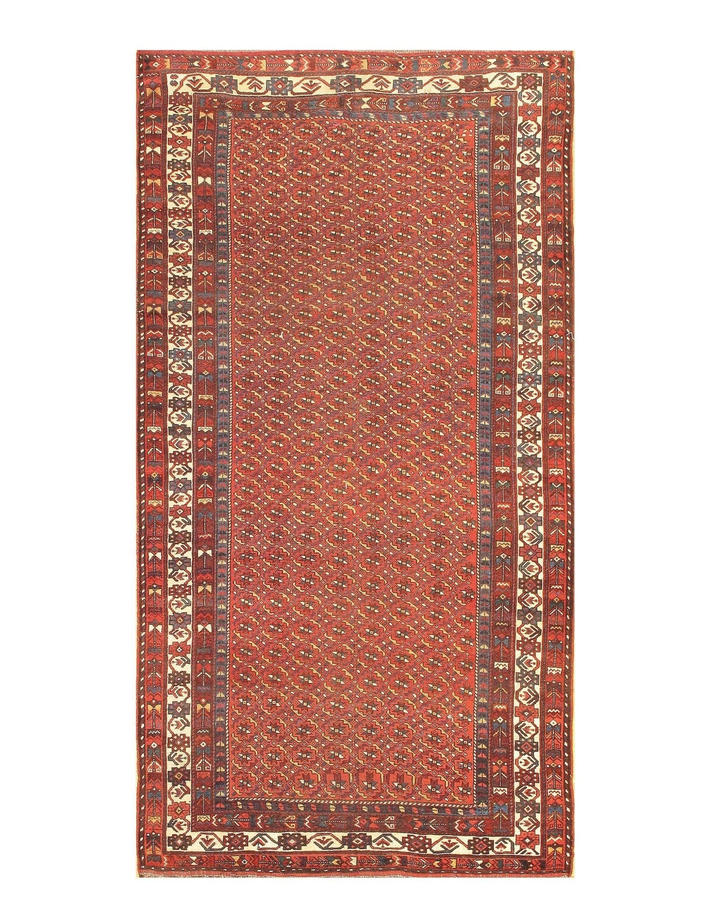 Canvello Antique Tribal Design Northwest Rugs - 5'4" X 10'2" - Canvello