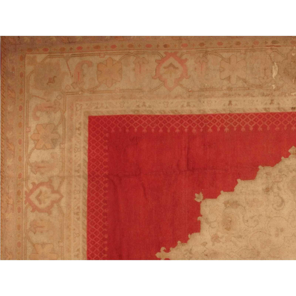 Canvello Antique Turkish Oushak Hand - Knotted Rug - 12'6" X 16' - Canvello