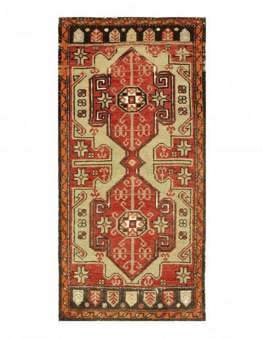 Canvello Antique Turkish Oushak Rug - 1'7'' X 3'6''
