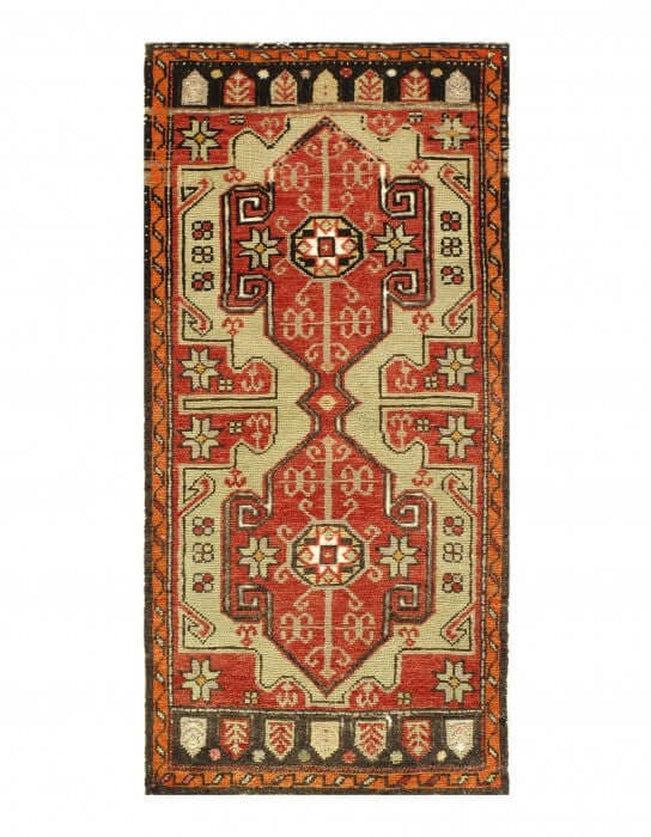 Canvello Antique Turkish Oushak Rug - 1'7'' X 3'6'' - Canvello