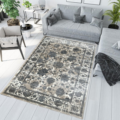 Canvello Area Rugs Premium Rugs for Living Room, Bedroom, Home Dining, Ivory, Grey, Beige - Canvello