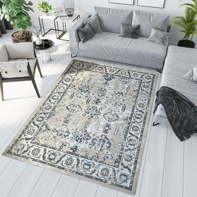 Canvello Area Rugs Premium Rugs for Living Room, Bedroom, Home Dining, Ivory, Grey, Beige, Blue - Canvello