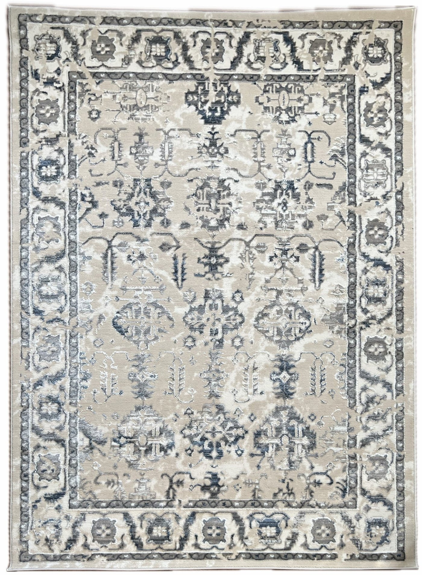 Canvello Area Rugs Premium Rugs for Living Room, Bedroom, Home Dining, Ivory, Grey, Beige, Blue - Canvello