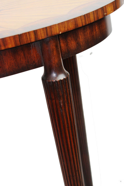 Canvello Aubergine Finished Mahogany Oval Occasional Table - Canvello