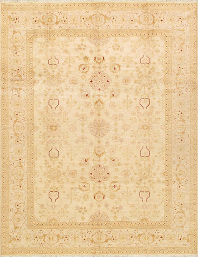 Canvello Bakhshayesh Collection Hand - Knotted Lamb's Wool Area Rug - 9'1" X 12' - Canvello