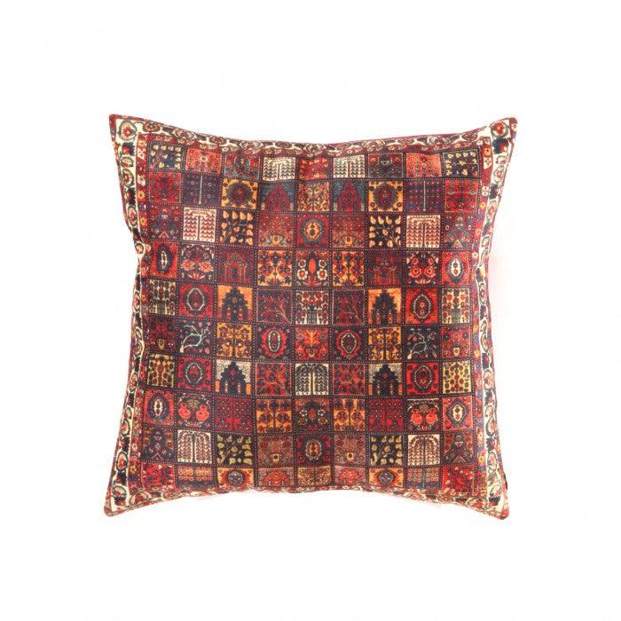 Canvello Bakhtiari Design Velvet Pillow - 16' X 16' - Canvello