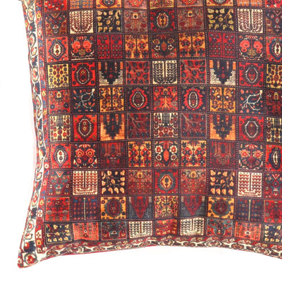 Canvello Bakhtiari Design Velvet Pillow - 16' X 16'