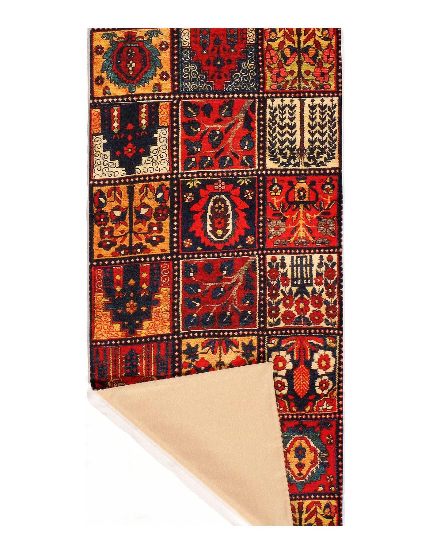 Canvello Bakhtiari Design Velvet Table Cloth - 1'7'' X 4'7''