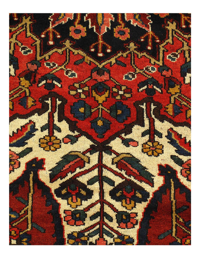Canvello Bakhtiari Hand-Knotted Red Blue Rug - 11'3'' X 14'4''