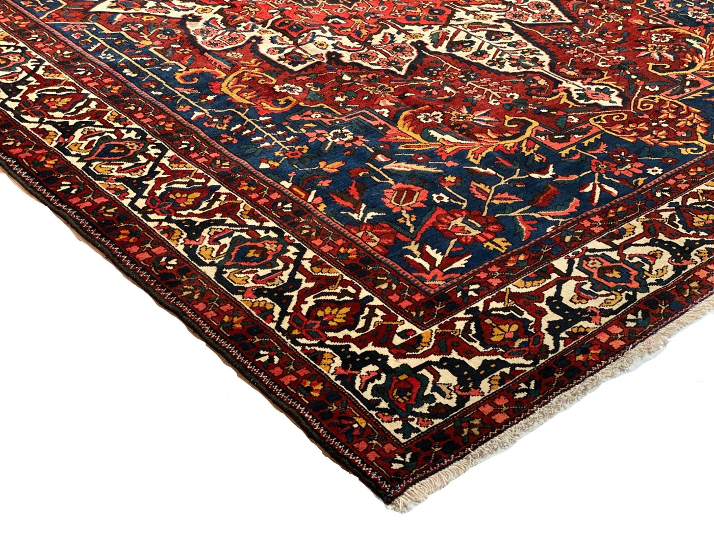 Canvello Bakhtiari Hand - Knotted Red Blue Rug - 11'3'' X 14'4'' - Canvello