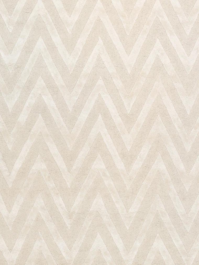 Canvello Bamboo Silk Flat Weave Wool Rugs - 7'9" X 9'9"