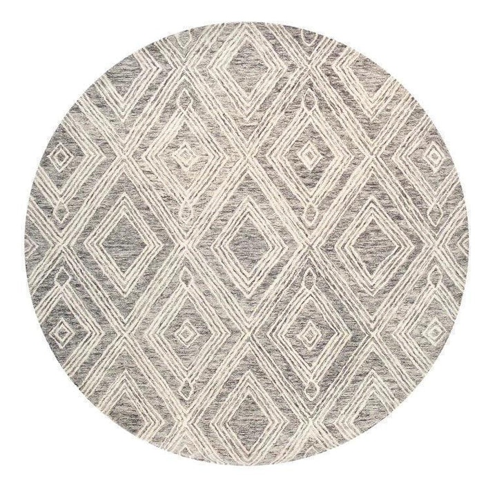 Canvello Bamboo Silk Round Rug In Living Room - 8' X 8'