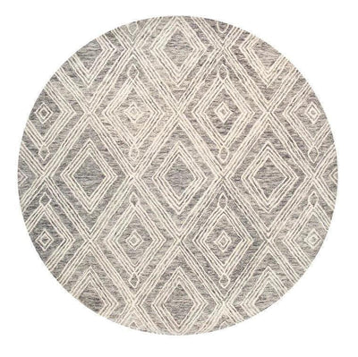 Canvello Bamboo Silk Round Rug In Living Room - 8' X 8'