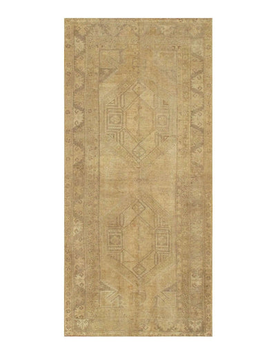 Canvello Beige Antique Oushak Rug - 5' X 10'7" - Canvello