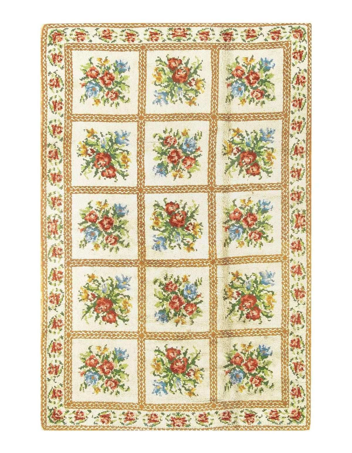 Alfombra Canvello Beige Aubusson - 6'3'' X 9'7''