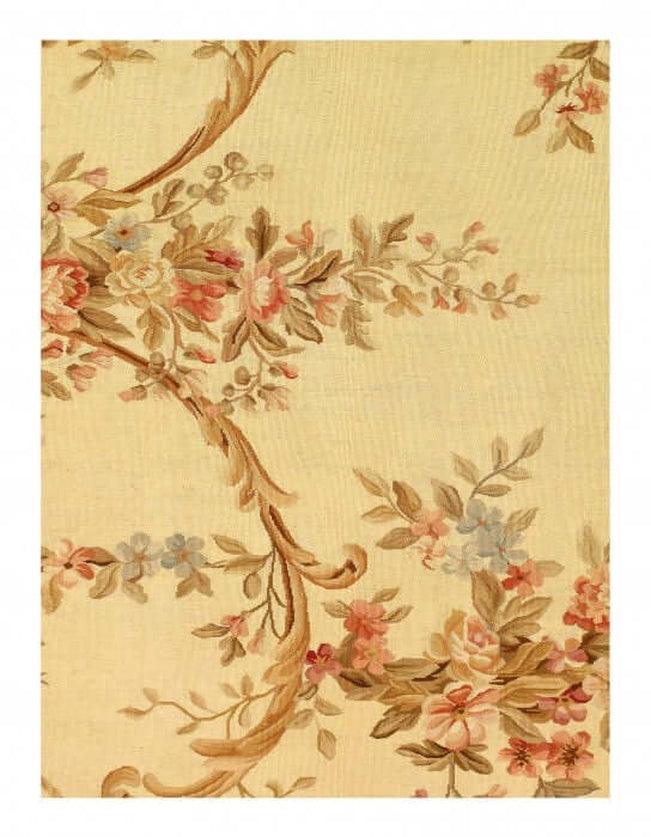 Beige Color Fine Hand Knotted Abusson Rug 12' X 18'4''
