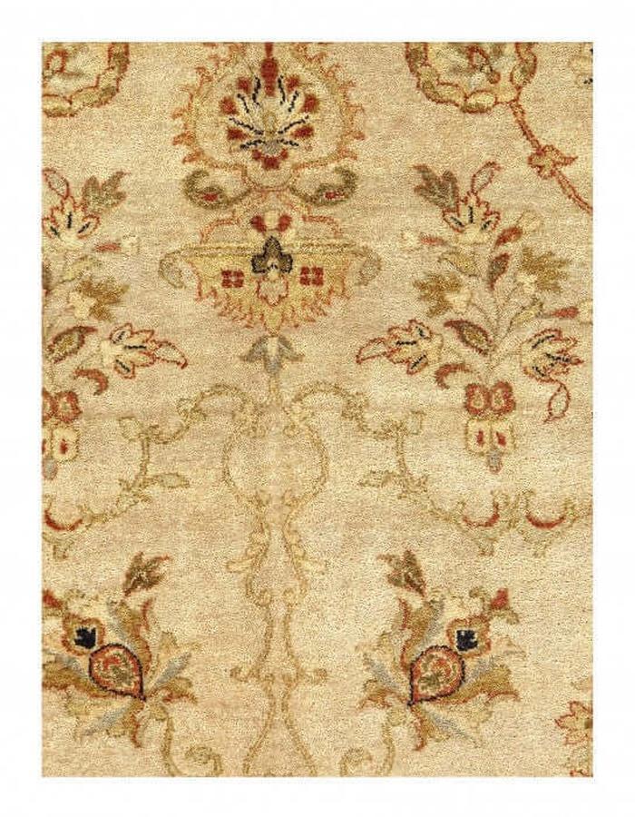 Canvello Beige Color fine Hand Knotted Tabriz 10'5'' X 13'8'' - Canvello