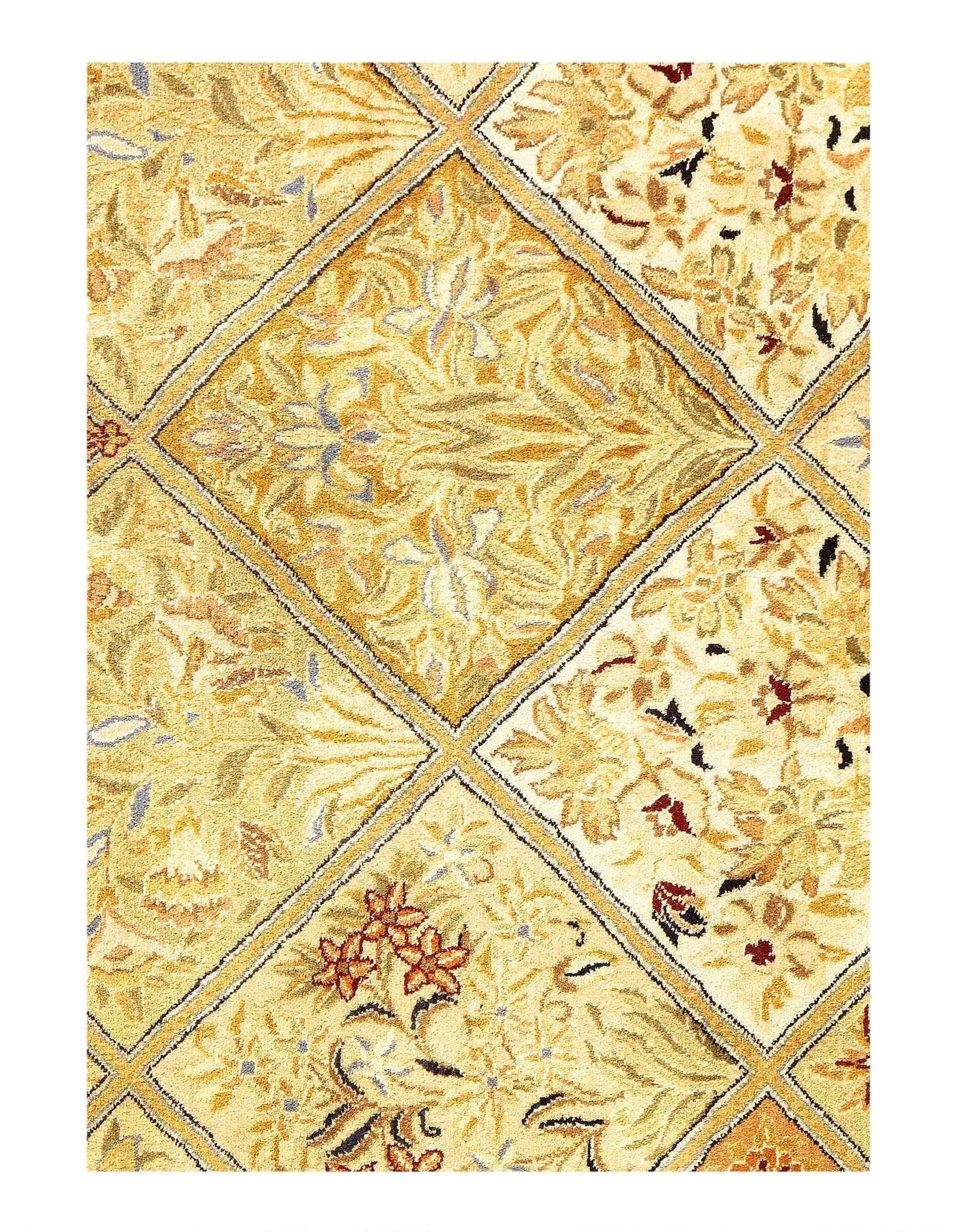 Canvello Beige Color Fine Hand Knotted Tabriz Design - 12' X 17' - Canvello