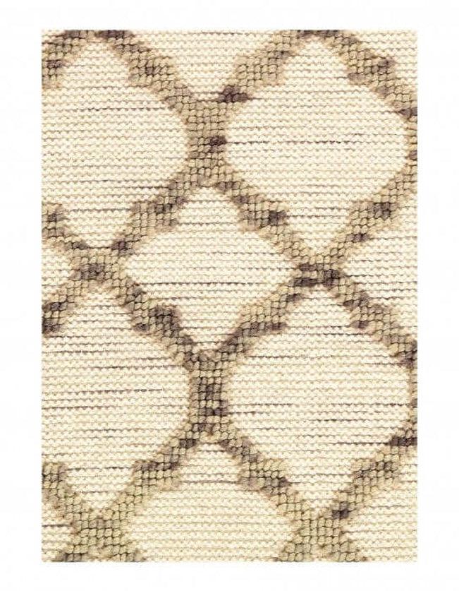 Canvello Beige color Flat weave Modern Rug - 3'1'' X 5' - Canvello