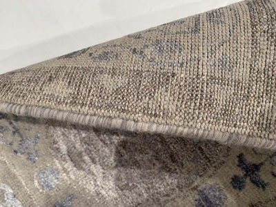 Beige color hand khotted fine modern rug 8' X 10''