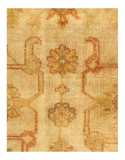 Canvello Beige Fine Hand Knotted Oushak 12' X 15'8'' - Canvello