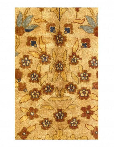 Canvello Beige Fine Hand Knotted Zieglar sultanabad 11' X 17'3'' - Canvello